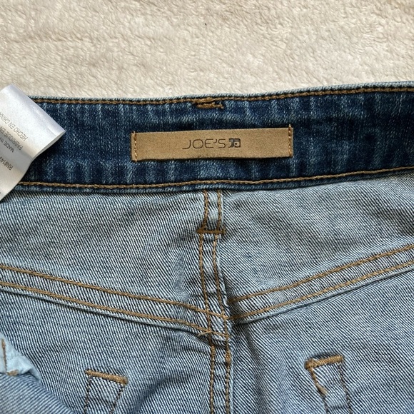 New Joe’s Jeans Karen High Rise Denim Distressed Mini Skirt Women Size 29 - Picture 3 of 8